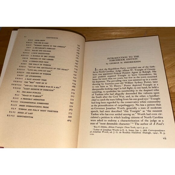 A Fools Errand By Albion W. Tourgée Paperback Harper Torchbooks Historical - Picture 11 of 15